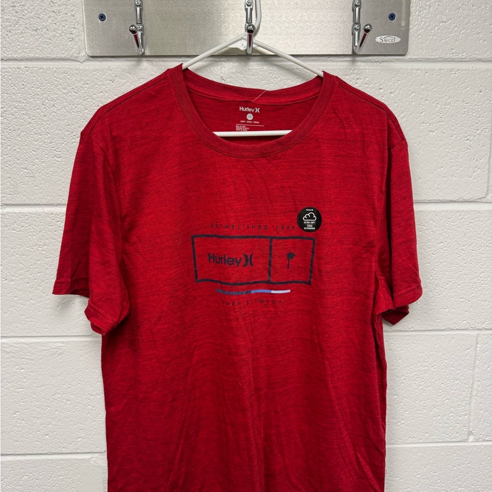 Hurley Red Short Sleeve Tee